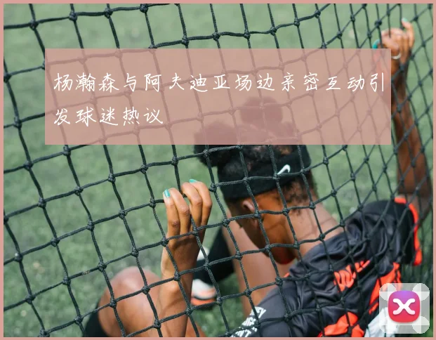 杨瀚森与阿夫迪亚场边亲密互动引发球迷热议
